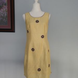 100% silk MFA Boston  Sheath Dress Vintage